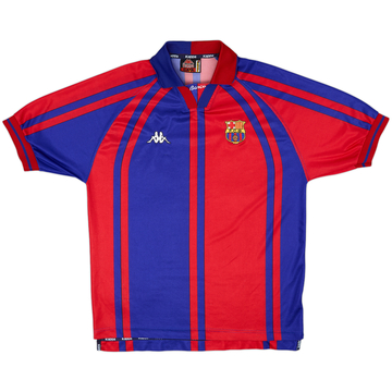 1997-98 Barcelona Maillot Domicile Européen - 8/10 - (L)