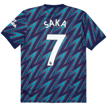 2021-22 Arsenal Maillot Third Saka #7 - 10/10 - (S)