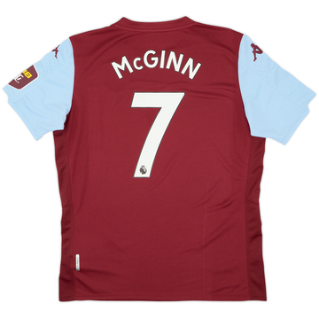 2019-20 Aston Villa Maillot Domicile McGinn #7 - 8/10 - (XL)