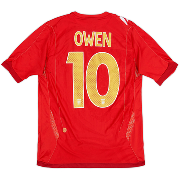 2006-08 England Maillot extérieur Owen #10 - 8/10 - (S)