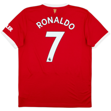 2021-22 Manchester United Maillot Domicile Ronaldo #7 - 10/10 - (L)