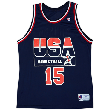 1992 USA Johnson #15 Champion Maillot extérieur - 8/10 - (XL)