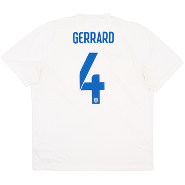 2014-15 England 'Brazil' Maillot domicile Gerrard #4 - 8/10 - (XL)
