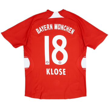2007-08 Bayern Munich Maillot Domicile Klose #18 - 6/10 - (M)