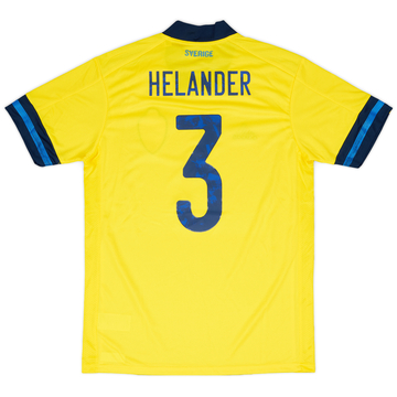 2020 Sweden Maillot de match domicile Helander #3 (M)