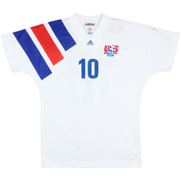 1992-94 USA Maillot Domicile Version Match #10