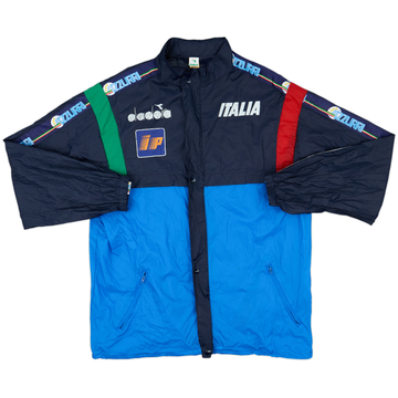 1990-92 Italy Diadora veste de survêtement à capuche - 8/10 - (XL)