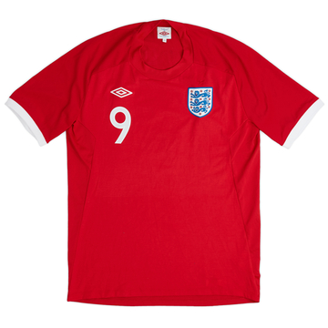 2010-11 England Maillot extérieur #9 - 5/10 - (L)