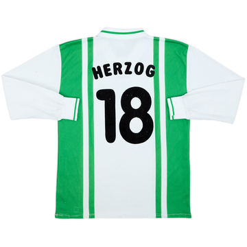 1996-97 Werder Bremen Maillot Domicile ML Herzog #18 - 6/10 - (XS)