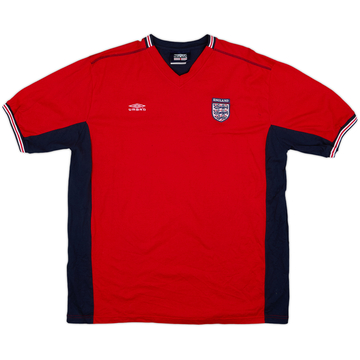 2002-03 England Umbro T-shirt en coton - 9/10 - (XL)