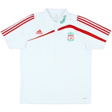2009-10 Liverpool adidas Polo - 8/10 - (XL)