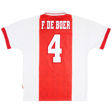 Maillot domicile Ajax 1998-99 F. De Boer #4 - 8/10 - (M)