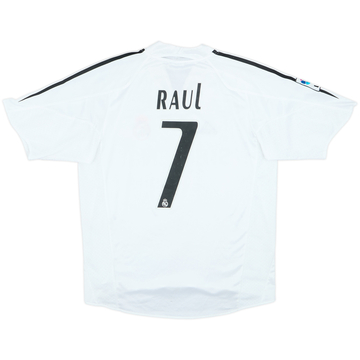 2004-05 Real Madrid Maillot domicile Raul #7 - 6/10 - (M)