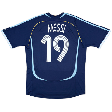 2006-07 Argentine Maillot Extérieur Messi #19 - 9/10 - (L)