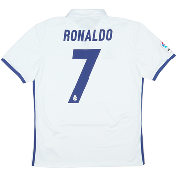 2016-17 Real Madrid Maillot Domicile Ronaldo #7 - 5/10 - (M)