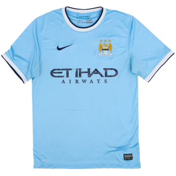 2013-14 Manchester City Maillot Domicile - 5/10 - (S)