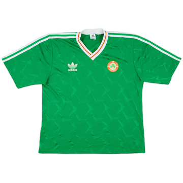 1990-92 Irlande Maillot domicile - 8/10 - (L)