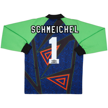 1994-96 Manchester United Maillot GK Schmeichel #1 - 8/10 - (M)