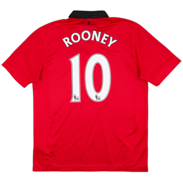 2013-14 Manchester United Maillot domicile Rooney #10 - 6/10 - (L)