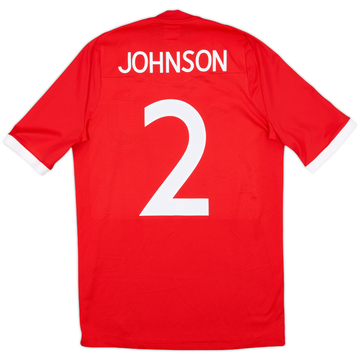 2010-11 England 'South Africa' Maillot Extérieur Johnson #2 - 9/10 - (S)