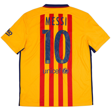 2015-16 Barcelona Maillot Extérieur Messi #10 (L)