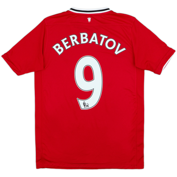 2011-12 Manchester United Maillot Domicile Berbatov #9 - 8/10 - (XL.Boys)