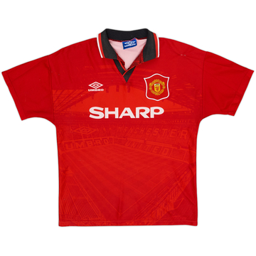 1994-96 Manchester United Maillot Domicile - 5/10 - (M)