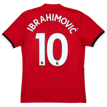 2017-18 Manchester United Maillot Domicile Ibrahimovic #10 - 8/10 - (XS)