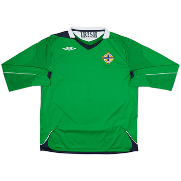 2006-08 Northern Ireland Maillot domicile manches longues - 8/10 - (XL)