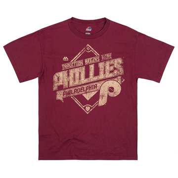 T-shirt graphique Majestic Philadelphia Phillies 2011 M