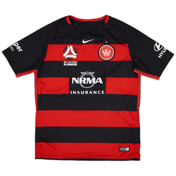 2017-18 Western Sydney Wanderers Maillot Domicile - 8/10 - (XL.Boys)