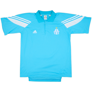 2003-04 Olympique Marseille adidas 1/4 Zip Polo - 10/10 - (XL)