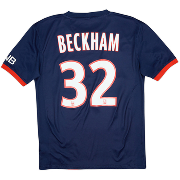 2013-14 Paris Saint-Germain Maillot domicile Beckham #32 - 6/10 - (S)