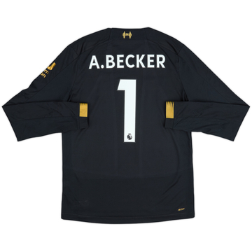 2019-20 Liverpool Maillot GK A.Becker #1 - 8/10 - (S)