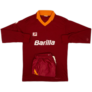 1983-84 Roma Maillot Domicile ML et Short - 7/10 - (Y)