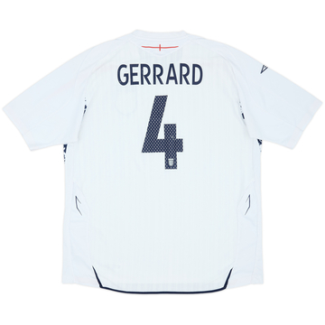 2007-09 Maillot domicile England Gerrard #4 - 6/10 - (XL)