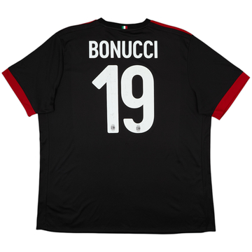 2017-18 AC Milan Maillot Third Bonucci #19 - 5/10 - (XXL)