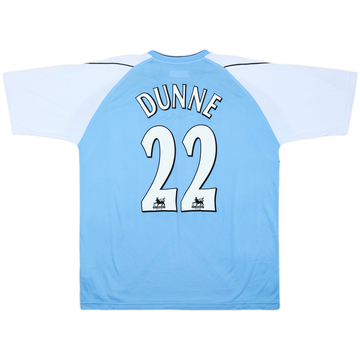 2006-07 Manchester City Maillot Domicile Dunne #22 - 8/10 - (XL)