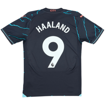 2023-24 Manchester City Maillot Third Haaland #9 - 10/10 - (S)