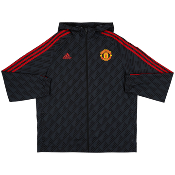 2022-23 Manchester United adidas Veste de survêtement à capuche - 8/10 - (XXL)