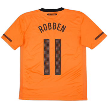 2010-11 Pays-Bas Maillot Domicile Robben #11 - 8/10 - (XL.Boys)