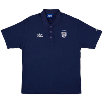 1998-00 England Umbro Polo - 6/10 - (L)