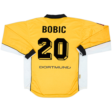 1998-00 Borussia Dortmund Maillot Domicile ML Bobic #20 - 8/10 - (XL)