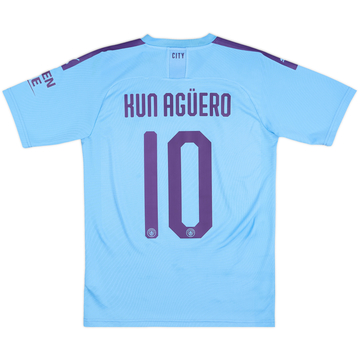 2019-20 Manchester City Maillot Domicile Kun Aguero #10 - 6/10 - (S)
