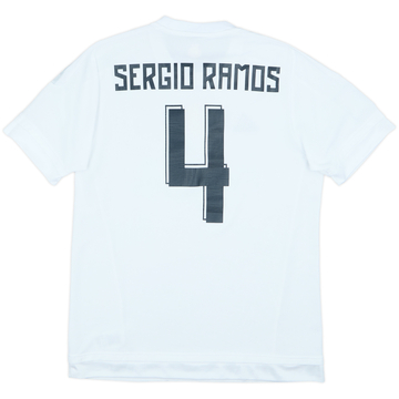 2015-16 Real Madrid Maillot domicile Sergio Ramos #4 - 8/10 - (L)