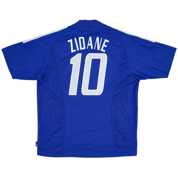 2002-04 France Maillot Domicile Zidane #10 - 9/10 - (L)
