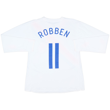 2006-08 Netherlands Maillot manches longues Extérieur Version joueur Robben #11 - 5/10 - (L)