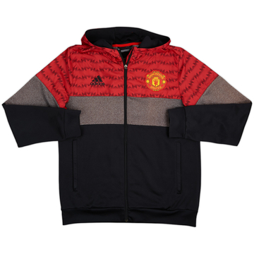 2015-16 Manchester United adidas Veste de survêtement à capuche - 4/10 - (L)