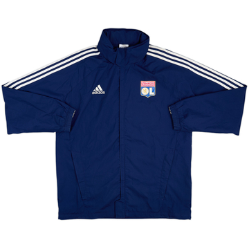 2010-11 Lyon adidas Veste de pluie à capuche - 9/10 - (M)