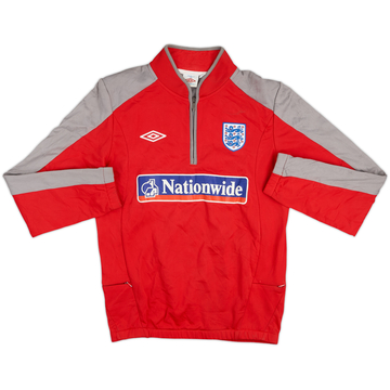 2010-11 England Umbro Sweat-shirt 1/4 Zip - 8/10 - (M)